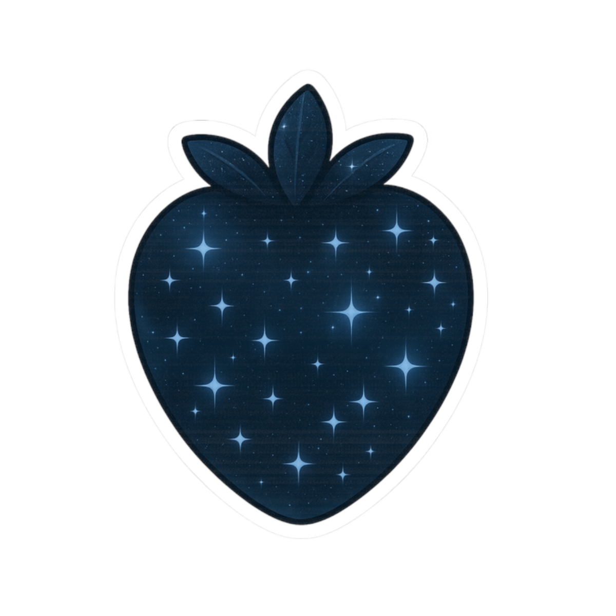 Galaxy Strawberry Sticker