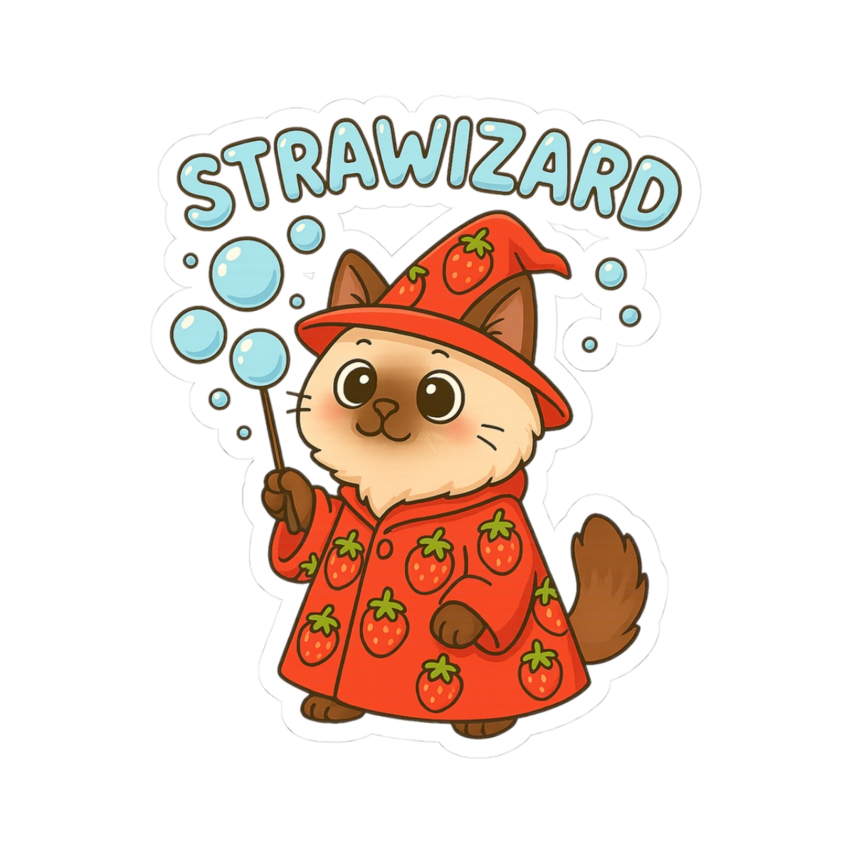 Blowing Bubbles Sticker